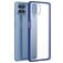Mobigear Shockproof Samsung Galaxy M53 Hoesje Hardcase Backcover - Transparant / Blauw