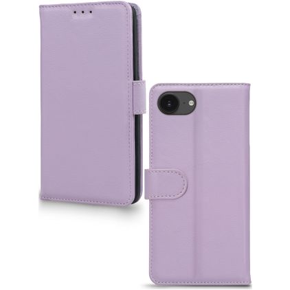 Mobilize Premium Gelly iPhone 17e Hoesje Bookcase Portemonnee - Paars