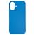 Nudient Base iPhone 16 Plus Siliconen Hoesje Backcover - Vibrant Blue