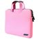 Mobigear Neon Neopreen Laptop Aktetas 15 - 16 inch Laptoptas + Handvat - Roze
