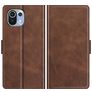 Mobigear Slim Magnet Xiaomi Mi 11 Lite Hoesje Bookcase Portemonnee - Bruin