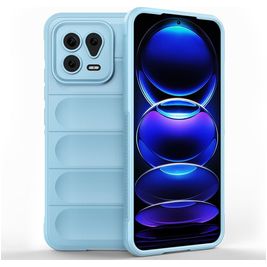 Mobigear Bumpy Xiaomi 13 Hoesje Flexibel TPU Backcover - Blauw