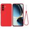 Mobigear Rubber Touch Samsung Galaxy S26 Siliconen Hoesje Backcover - Rood
