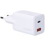 Cygnett Powerplus Dual USB / USB-C Power Delivery 65W - Wit