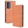 Mobigear Sensation Motorola Edge (2021) Hoesje Bookcase Portemonnee - Cognac