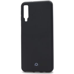 Mobilize Rubber Gelly Samsung Galaxy A7 (2018) Hoesje Flexibel TPU Backcover - Matt Black