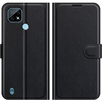 Mobigear Classic Realme C21 Hoesje Bookcase Portemonnee - Zwart