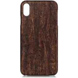 Mobigear Nature iPhone XS Max Hoesje Flexibel TPU Backcover - Ebony
