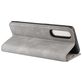 Mobigear Retro Slim OPPO Reno 3 Pro Hoesje Bookcase Portemonnee - Grijs