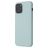 Mobigear Rubber Touch iPhone 12 Siliconen Hoesje Backcover - Turquoise