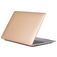 Mobigear Metallic MacBook Air 13 Inch (2018-2020) Hoes Hardshell Laptopcover MacBook Case - Goud - Model A1932 / A2179 / A2337