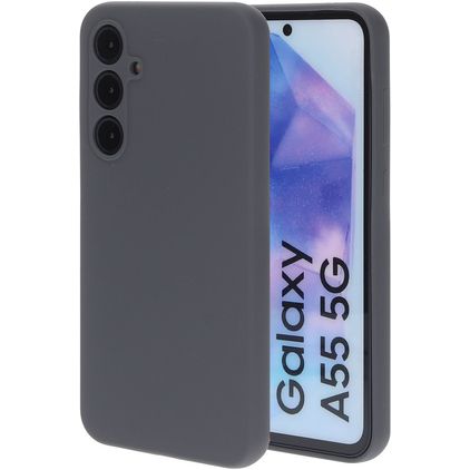 Mobiparts Samsung Galaxy A55 Siliconen Hoesje Backcover - Urban Grey