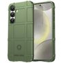 Mobigear Rugged Shield Samsung Galaxy S25 Hoesje Flexibel TPU Backcover Shockproof - Groen