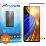 Mobigear Premium POCO F4 Glazen Screenprotector - Case Friendly - Zwart (2-Pack)
