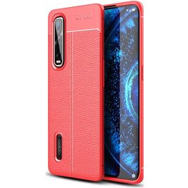 Mobigear Luxury OPPO Find X2 Pro Hoesje Flexibel TPU Backcover - Rood