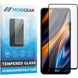 Mobigear Premium POCO X4 GT Glazen Screenprotector - Case Friendly - Zwart