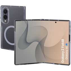 Mobiparts Hardcover Doorzichtig Samsung Galaxy Z Fold 8 MagSafe Hoesje Hardcase Backcover - Transparant