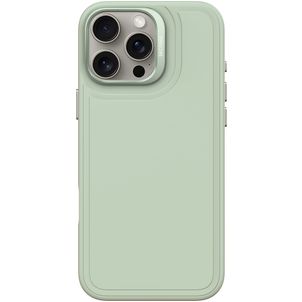 Decoded Stacks iPhone 16 Pro Max Siliconen MagSafe Hoesje Backcover - Mist Green