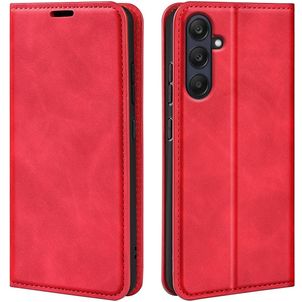 Mobigear Retro Slim Samsung Galaxy A26 Hoesje Bookcase Portemonnee - Rood