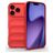 Mobigear Bumpy iPhone 17 Pro Hoesje Flexibel TPU Backcover - Rood