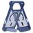 Mobiparts Hardcover iPhone 18 Pro Max MagSafe Hoesje Hardcase Backcover met Standaard - Satin Blue