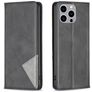 Mobigear Rhombus Slim iPhone 15 Pro Max Hoesje Bookcase - Zwart