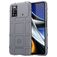 Mobigear Rugged Shield POCO X4 Pro 5G Hoesje Flexibel TPU Backcover Shockproof - Grijs