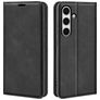 Mobigear Retro Slim Samsung Galaxy S24 FE Hoesje Bookcase Portemonnee - Zwart