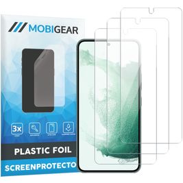Mobigear Samsung Galaxy S22 Screenprotector Folie - Case Friendly (3-Pack)