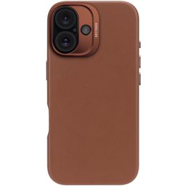 Decoded iPhone 16 MagSafe Hoesje Echt Leer Backcover - Tan