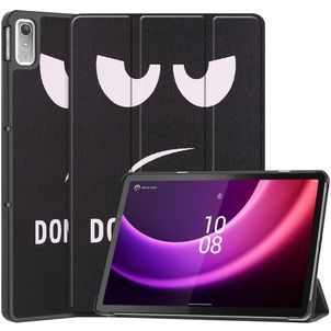 Mobigear Tri-Fold Lenovo Tab P11 Gen 2 Hoes Bookcase - Do Not Touch