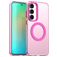 Mobigear Shockproof Samsung Galaxy S25 FE MagSafe Hoesje Hardcase Backcover - Rood