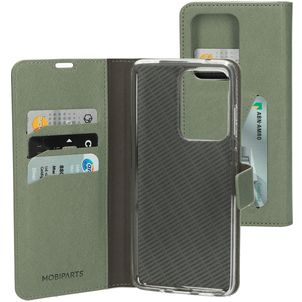 Mobiparts Classic Wallet Samsung Galaxy S20 Ultra Hoesje Bookcase Portemonnee - Stone Green
