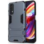 Mobigear Armor Stand Realme 7 Hoesje Hardcase Backcover Shockproof met Standaard - Blauw