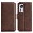 Mobigear Slim Magnet Xiaomi 12 Pro Hoesje Bookcase Portemonnee - Bruin