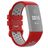 Mobigear Sport Plus Buckle Siliconen Fitbit Charge 3 Bandje Gespsluiting - Rood / Grijs