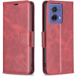 Mobigear Excellent Motorola Moto G85 Hoesje Bookcase Portemonnee - Rood