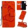 Mobigear Butterfly Samsung Galaxy A51 Hoesje Bookcase Portemonnee - Oranje