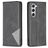 Mobigear Rhombus Slim Samsung Galaxy S23 Hoesje Bookcase - Zwart