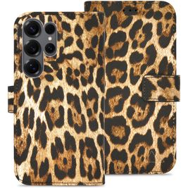My Style Flex Wallet Samsung Galaxy S25 Ultra Hoesje Bookcase Portemonnee - Wild Leopard