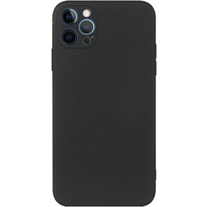 Mobigear Colors iPhone 15 Pro Hoesje Flexibel TPU Backcover - Zwart