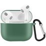 Mobigear Classic Apple AirPods 3 Hoesje Flexibel Siliconen - Groen