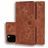 Mobigear Mandala iPhone 11 Hoesje Bookcase Portemonnee - Bruin