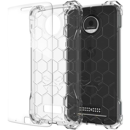 Ghostek Covert Doorzichtig Motorola Moto Z Hoesje Hardcase Backcover Shockproof - Transparant