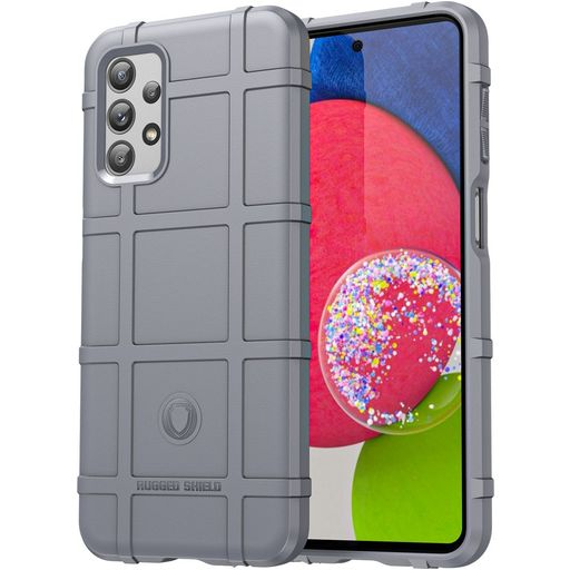 Mobigear Rugged Shield Samsung Galaxy M23 Hoesje Flexibel TPU Backcover Shockproof - Grijs