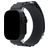 Mobilize Alpine Nylon Apple Watch Bandje Gespsluiting - 42/41/40/38 mm - Dark Grey