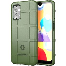 Mobigear Rugged Shield Samsung Galaxy A32 5G Hoesje Flexibel TPU Backcover Shockproof - Groen