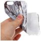 Mobigear Marble iPhone 6s Hoesje Flexibel TPU Backcover - Ink