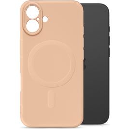 My Style Protective Flex iPhone 16 Plus MagSafe Hoesje Flexibel TPU Backcover - Soft Pink