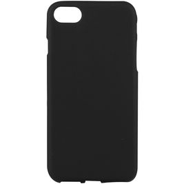Mobigear Colors iPhone SE (2020) Hoesje Flexibel TPU Backcover - Zwart Mobigear Colors iPhone SE (2020) Hoesje Flexibel TPU Backcover - Zwart
